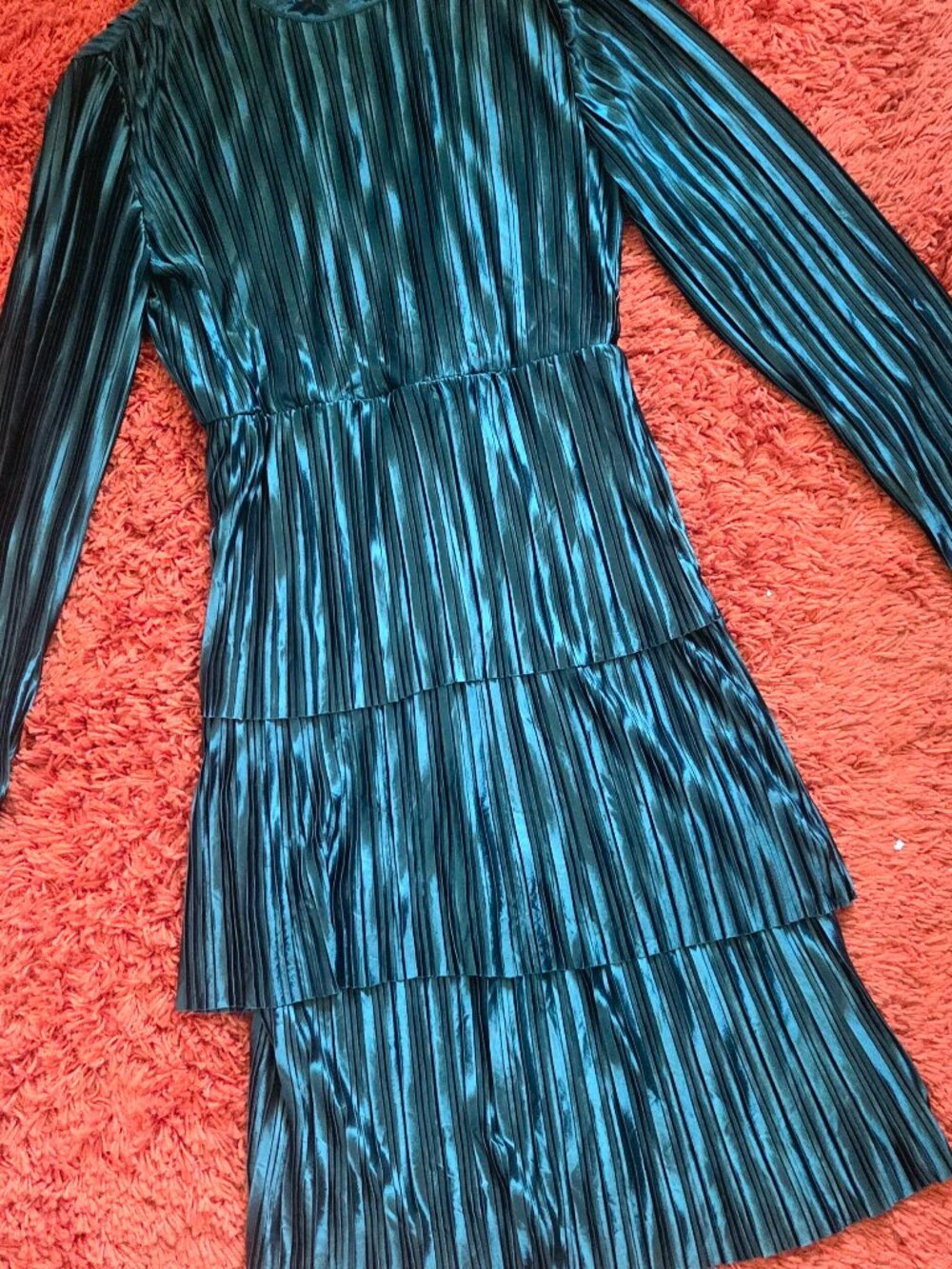 Vintage NLY Trend A-Line Dress – Women's Size – Bottle Green